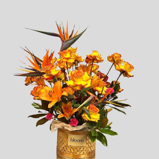 Cesta "Tropical Roses"